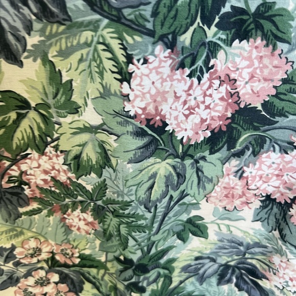 Laura Ashley Vintage❤️ Ashbourne ❤️ Hydrangea Floral Pillow Sham - Picture 4 of 7